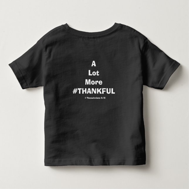RCCG #Thankful  T-Shirt toodlers (Back)