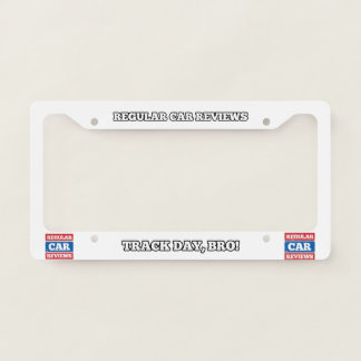 RCR Track Day License Plate Frame