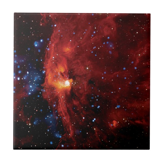 RCW 108 Star Forming Region - Hubble Space Photo Ceramic Tile (Front)