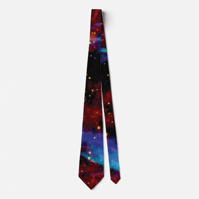 RCW 86 Supernova Remnant - NASA Hubble Space Photo Neck Tie (Front)