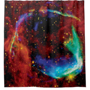 RCW 86 Supernova Remnant - NASA Hubble Space Photo Shower Curtain