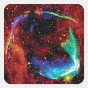 RCW 86 Supernova Remnant - NASA Hubble Space Photo Square Sticker