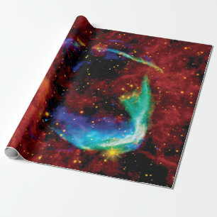 RCW 86 Supernova Remnant - NASA Hubble Space Photo Wrapping Paper
