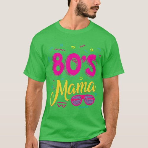 RD 80s Mama Retro Throwback Fashion Disco Lover Mo T_Shirt