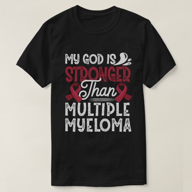 RD Blood Cancer Survivor - Multiple Myeloma Aware T-Shirt (Design Front)