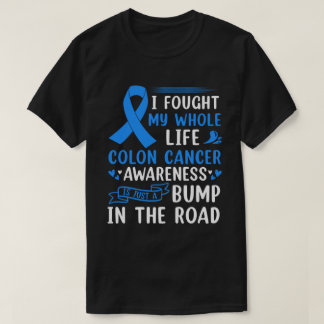 RD Colon Cancer Awareness Colorectal Blue Ribbon M T-Shirt
