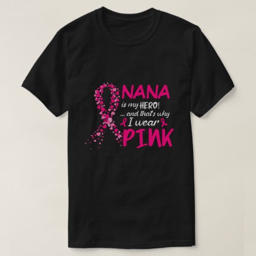 RD Custom Breast Cancer Shirt I Wear Pink T_Shirt