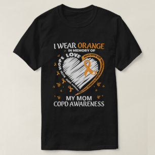 RD Custom COPD Awareness Shirt, I Wear Orange T-Shirt