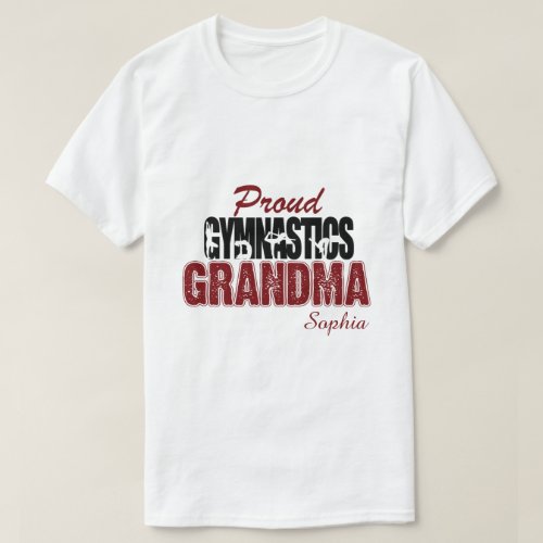 RD Custom Gymnastics Grandma Shirt Rhinestone T_Shirt