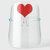 Rd Heart Face Shield (Front)