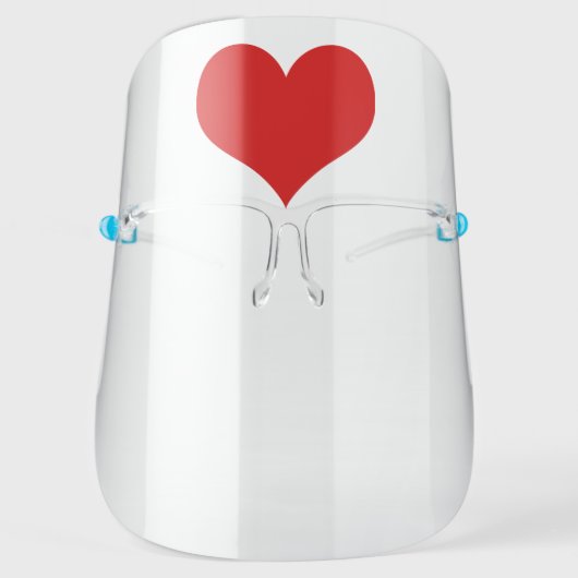Rd Heart Face Shield (Front)