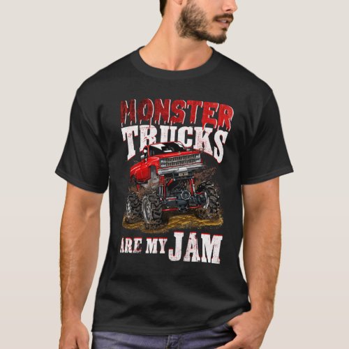 RD Monster Truck Are My Jam For Monster Truck Love T_Shirt