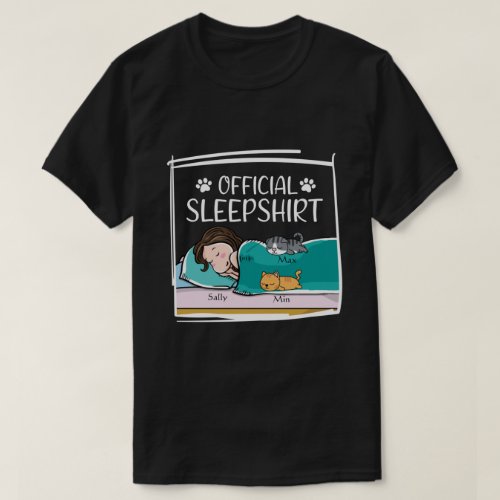 RD Official Sleepshirt _ Personalized Cat Lover T_Shirt