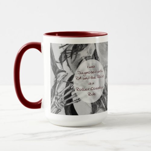 RD Patient Voice Poem larger colored mug