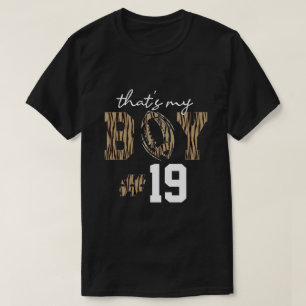 RD Personalized American Football Custom Number  T-Shirt