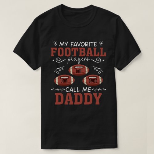RD Personalized American Football  T_Shirt
