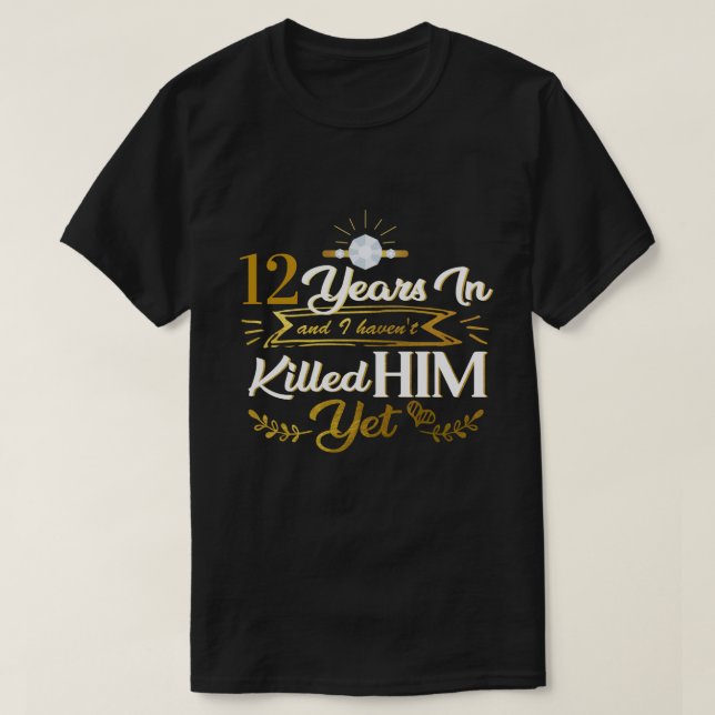 RD Personalized Anniversary, Wedding Anniversary T-Shirt (Design Front)