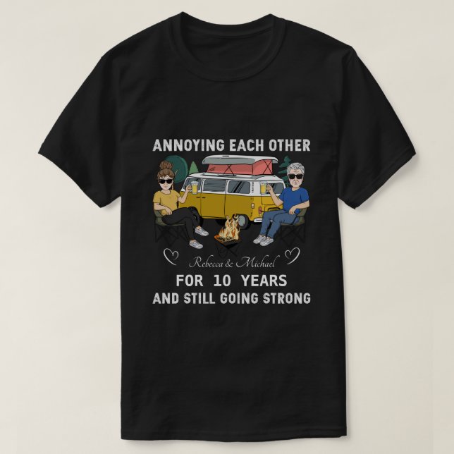 RD Personalized Annoying Each Other For Years  T-Shirt (Design Front)