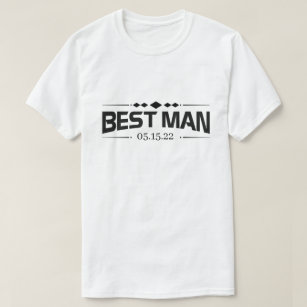 RD Personalized Bachelor Party Shirts, Best Man T-Shirt