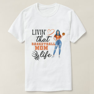 RD Personalized Basketball Mom Life T-Shirt