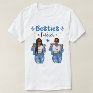 RD Personalized Besties Forever T Shirt Couple