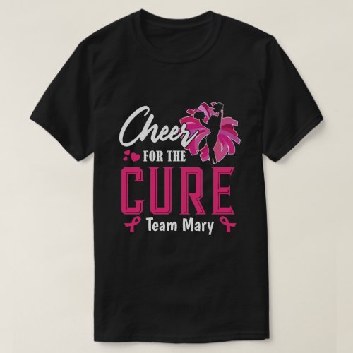 RD Personalized Breast Cancer Cancer Support T_Shirt