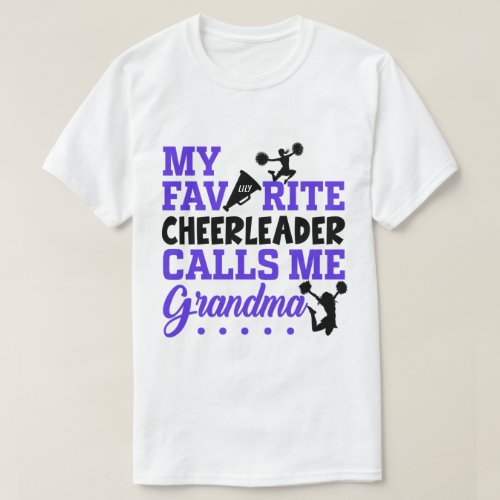 RD Personalized Cheerleader Shirt Cheer Grandma T_Shirt