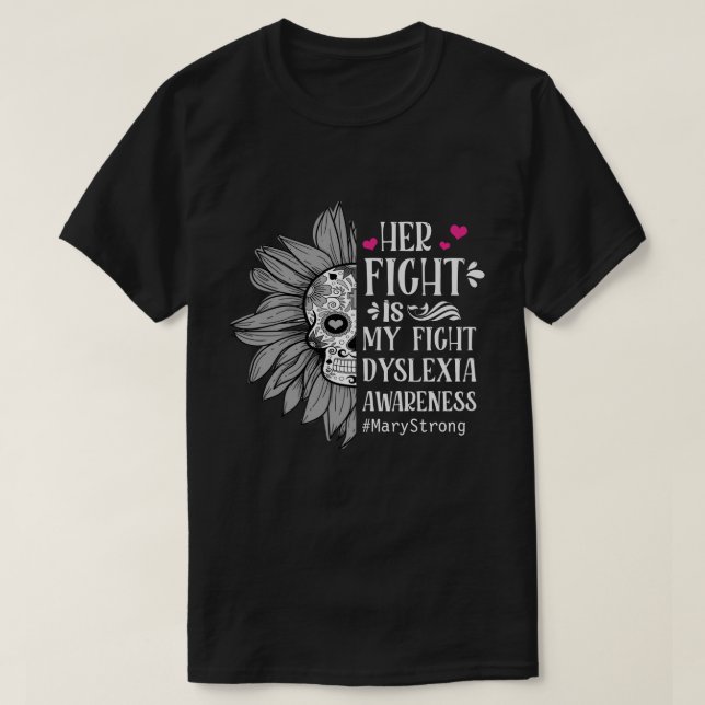 RD Personalized Dyslexia Awareness Shirt (Design Front)