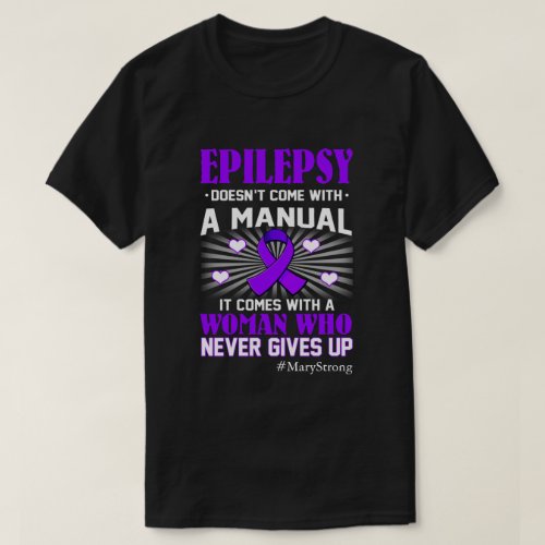 RD Personalized Epilepsy Shirt Epilepsy Awareness T_Shirt