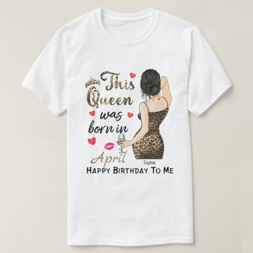 RD Personalized Happy Birthday To Me  T_Shirt