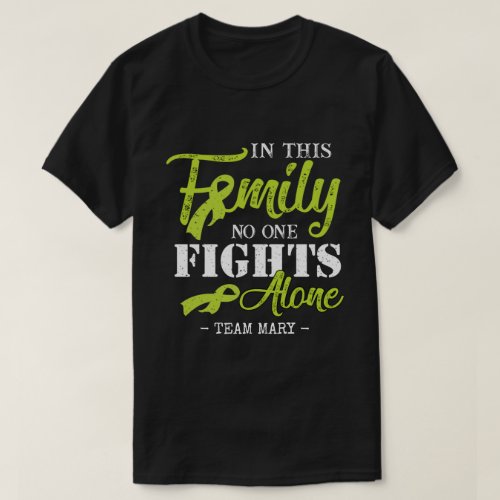 RD Personalized Lymphoma Cancer Awareness T_Shirt