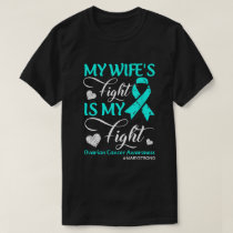 RD Personalized Ovarian Cancer Shirt, Cancer Fight T-Shirt