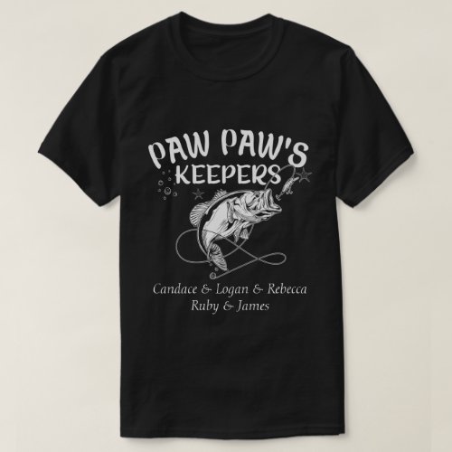 RD Personalized Pawpaws Keepers Fishing Shirt 