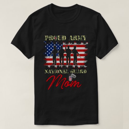 RD Personalized Proud Army National Guard Mom T_Shirt
