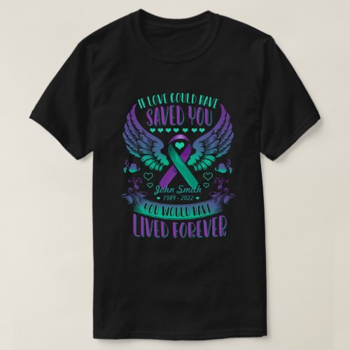 RD Personalized Suicide Prevention Awareness Shirt