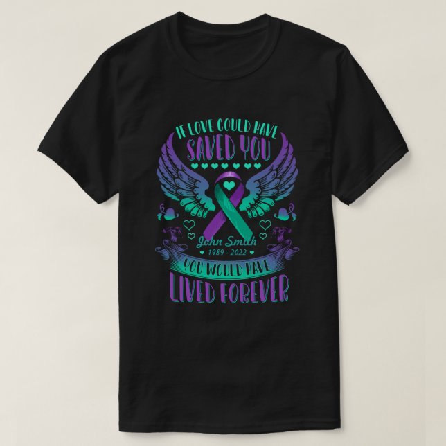 RD Personalized Suicide Prevention Awareness Shirt (Design Front)