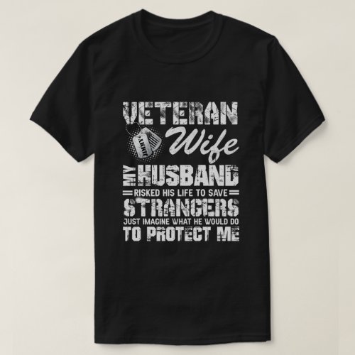 RD Personalized Veteran Wife Army Husband Soldier T_Shirt