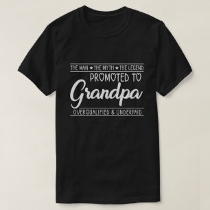 RD Promoted to Grandpa and Grandma Matching Shirts