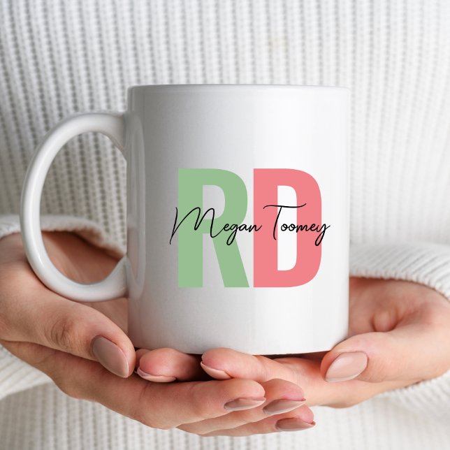 RD Registered Dietitian Nutritionist Dietician Coffee Mug (Creator Uploaded)