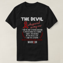 RD The Devil- Multiple Myeloma Cancer Awareness Su T-Shirt