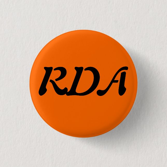 RDA Forum Button (Front)