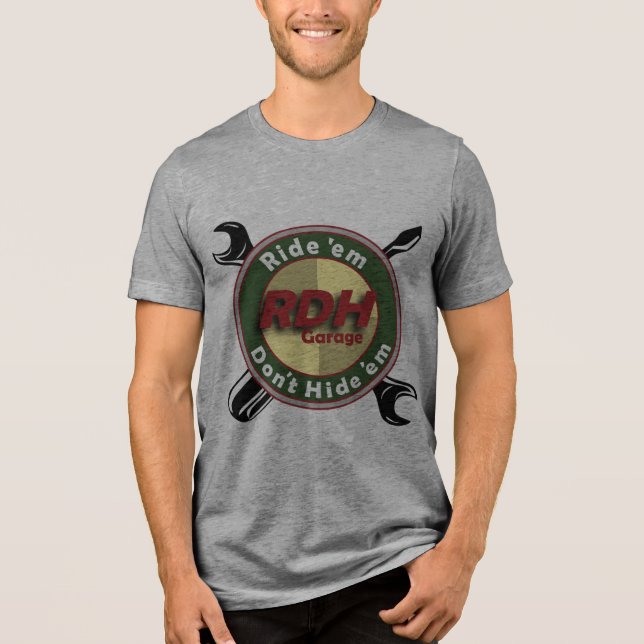 RDH Garage Big Logo Tri-Blend Shirt (Front)