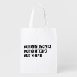 RDH hygienist and therapist gift tote bag