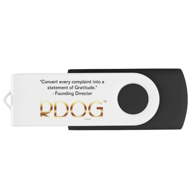 RDOG Classic USB Flash Drive (Back)