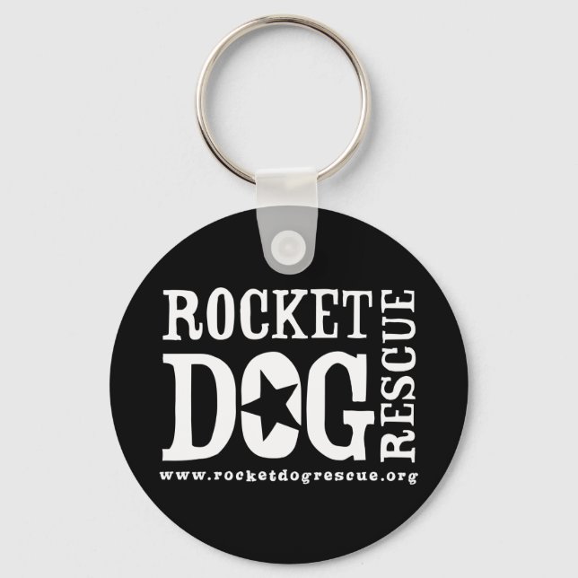 RDR Logo (wht/blank star) Keychain (Front)