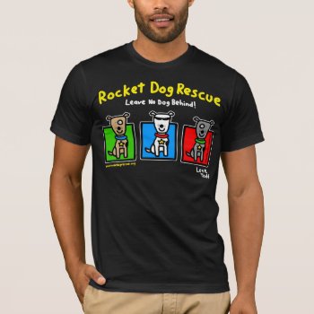 Rdr - Todd Parr (3 Dogs - Front Only) T-shirt by RocketDogRescue at Zazzle