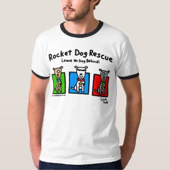 Rdr - Todd Parr (3 Dogs - Front Only) T-shirt by RocketDogRescue at Zazzle