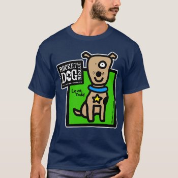 Rdr - Todd Parr (brown Dog) T-shirt by RocketDogRescue at Zazzle