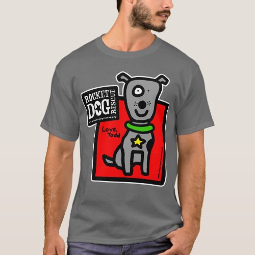 RDR _ Todd Parr gray dog T_Shirt