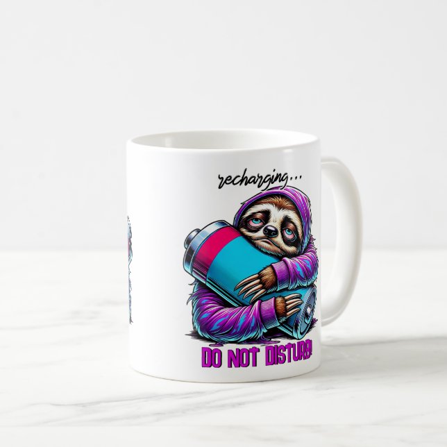 Re charging Do Not Disturb Coffee Mug (Front Right)